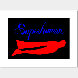 super human Posters and Art